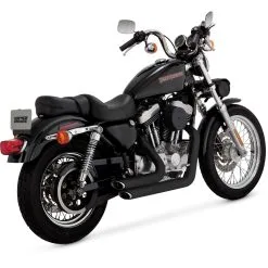 Vance & Hines Shortshots Staggered Exhaust System - Black - 1999-2003 Harley-Davidson Sportster XL
