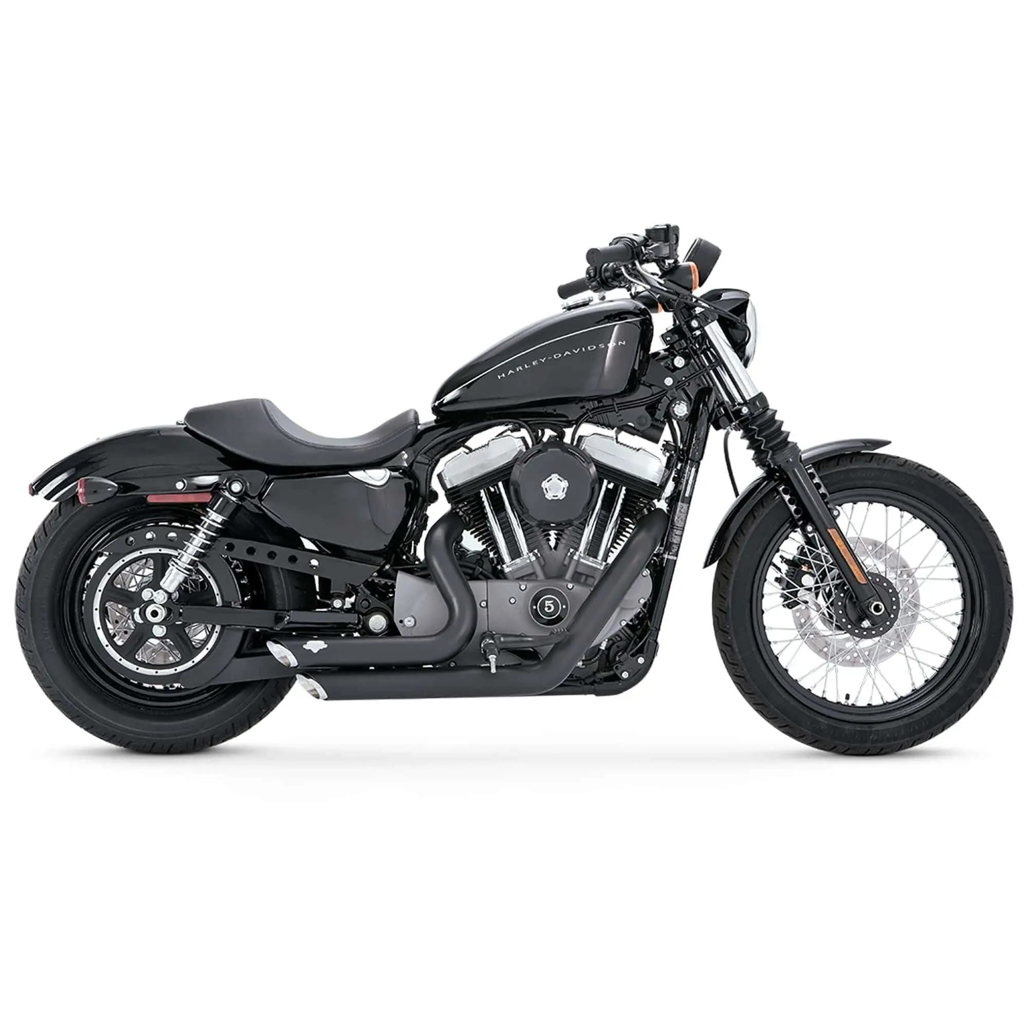 Vance & Hines Shortshots Staggered Exhaust System - Black - 2004-2013 Harley-Davidson Sportster XL - Image 4