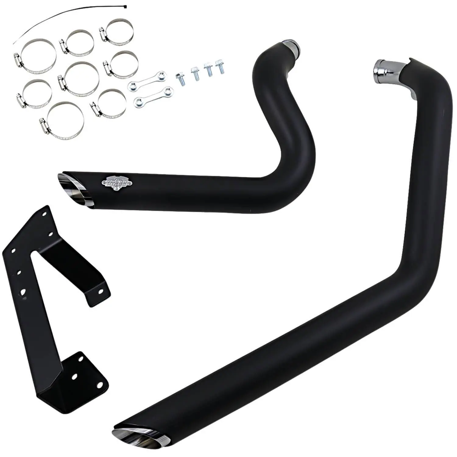 Vance & Hines Shortshots Staggered Exhaust System - Black - 2004-2013 Harley-Davidson Sportster XL - Image 2