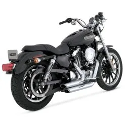 Vance & Hines Shortshots Staggered Exhaust System - Chrome - 2004-2013 Harley-Davidson Sportster XL