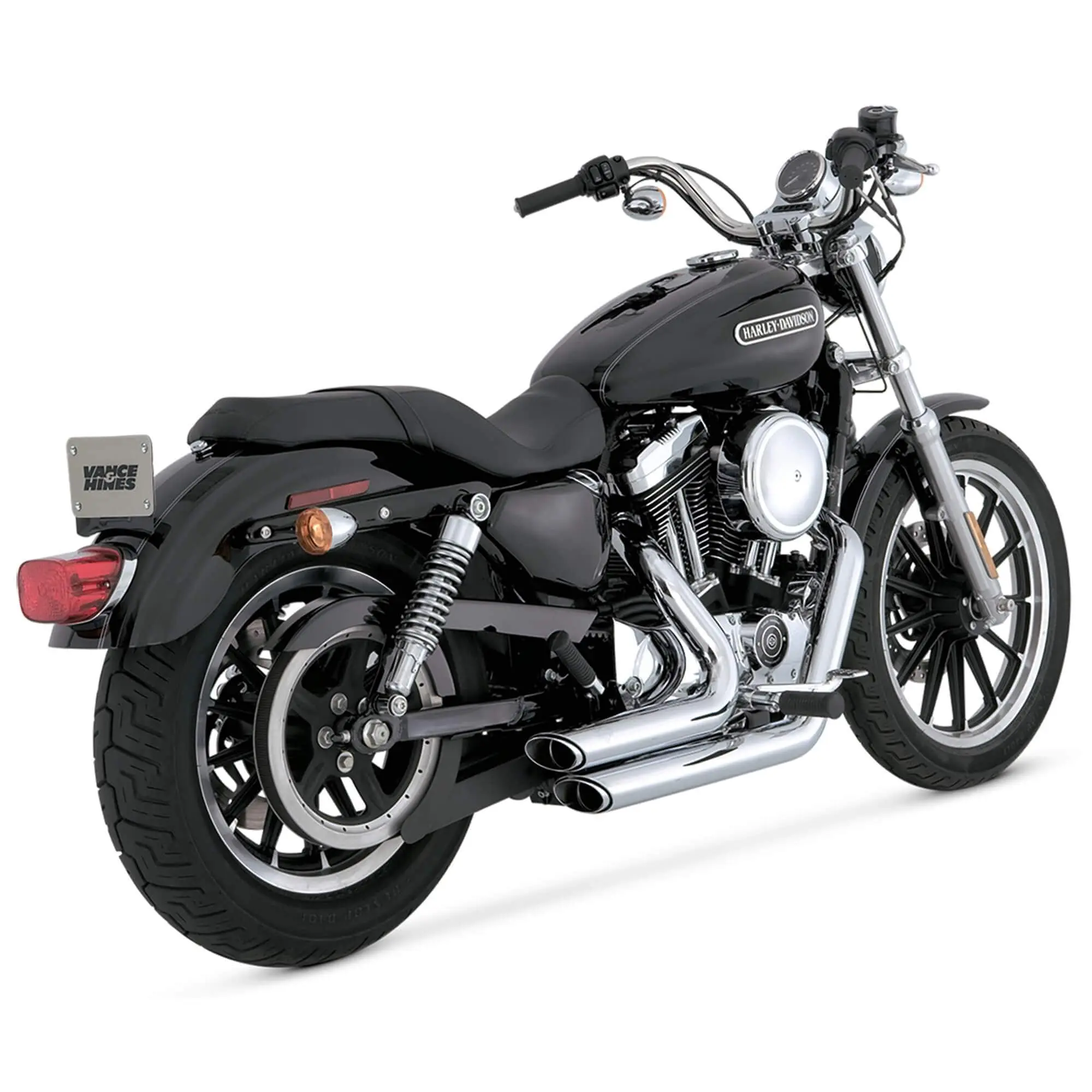Vance & Hines Shortshots Staggered Exhaust System - Chrome - 2004-2013 Harley-Davidson Sportster XL