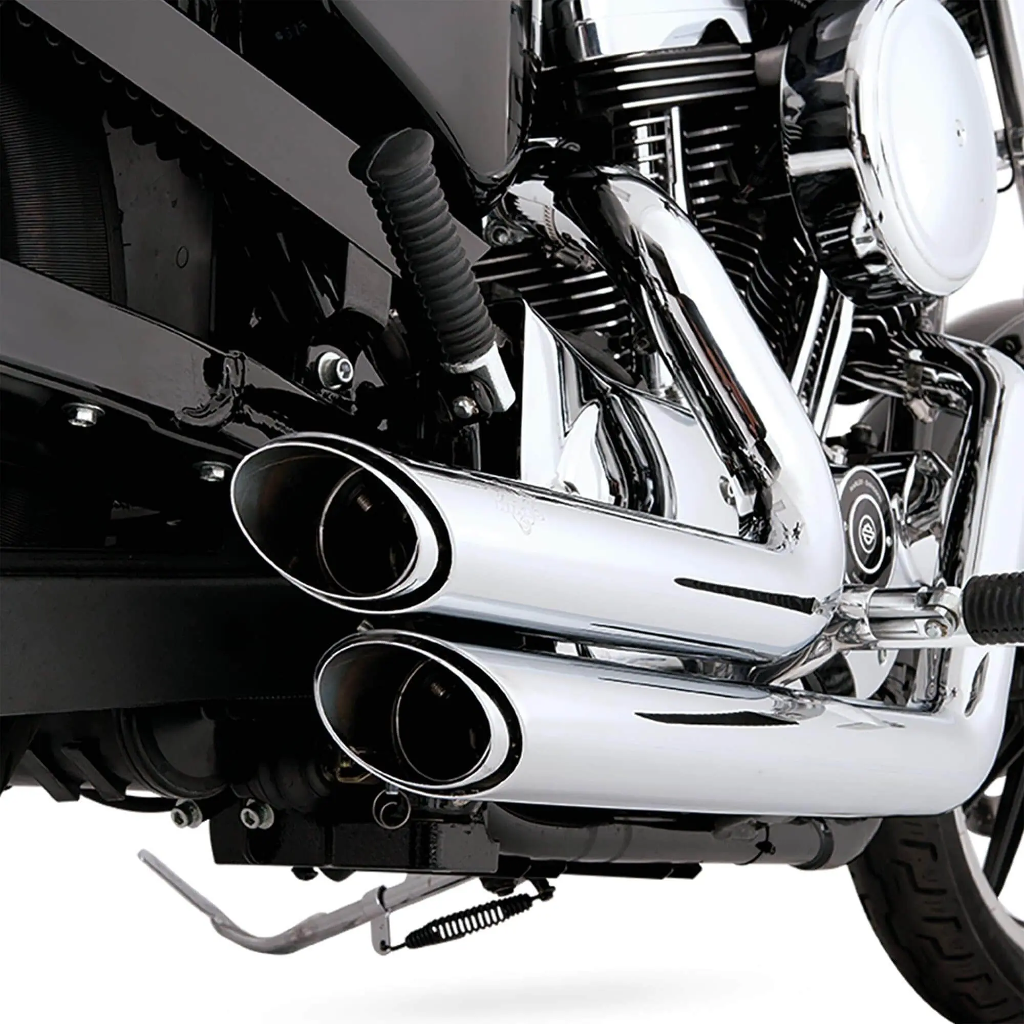 Vance & Hines Shortshots Staggered Exhaust System - Chrome - 2004-2013 Harley-Davidson Sportster XL - Image 5