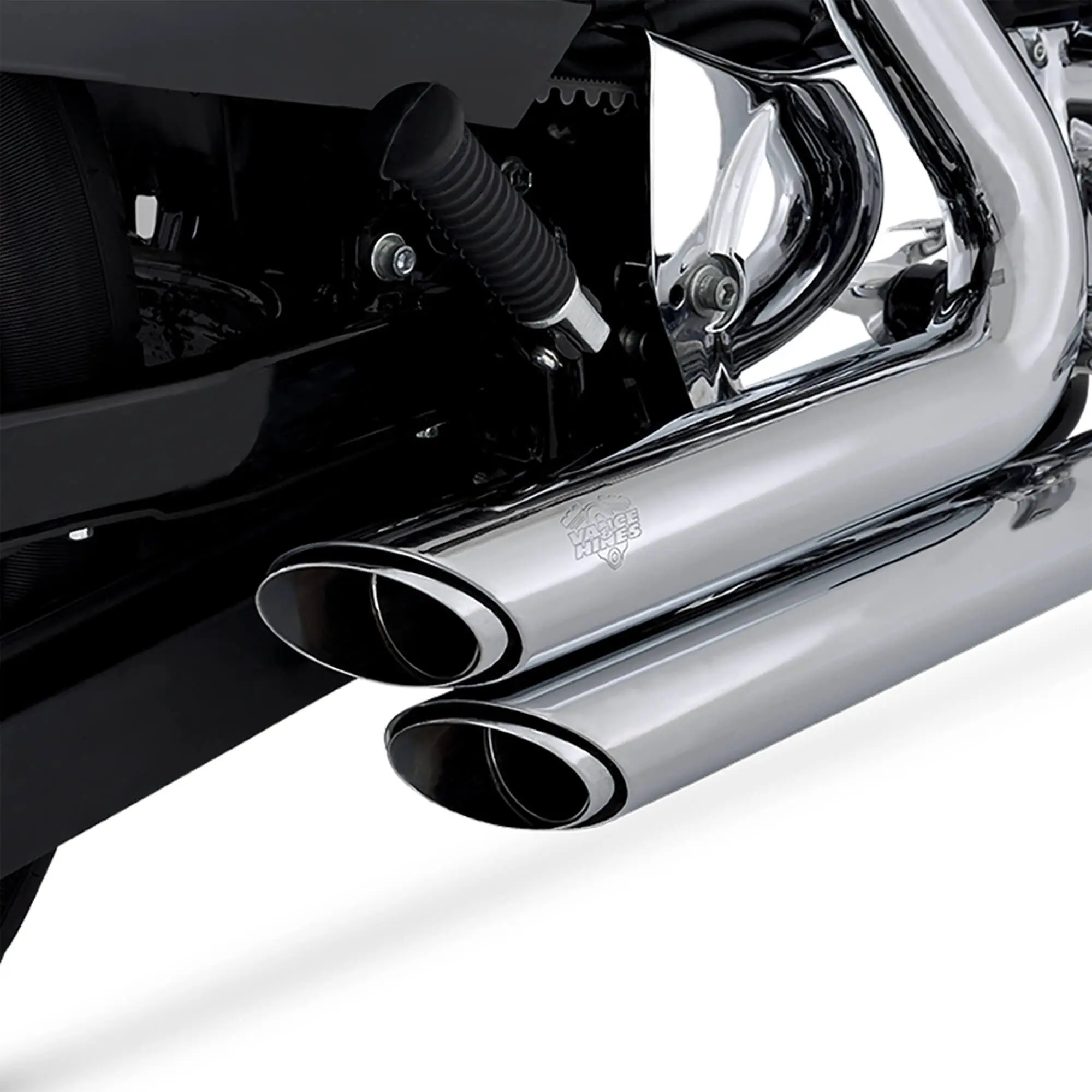Vance & Hines Shortshots Staggered Exhaust System - Chrome - 2004-2013 Harley-Davidson Sportster XL - Image 4