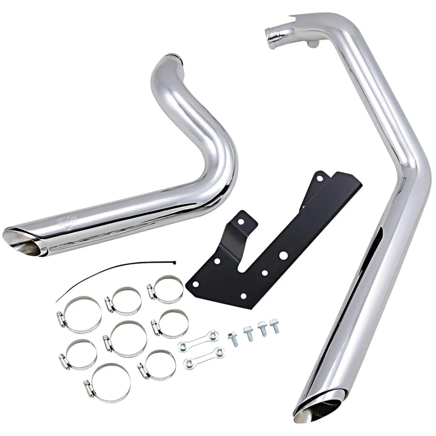 Vance & Hines Shortshots Staggered Exhaust System - Chrome - 2004-2013 Harley-Davidson Sportster XL - Image 2