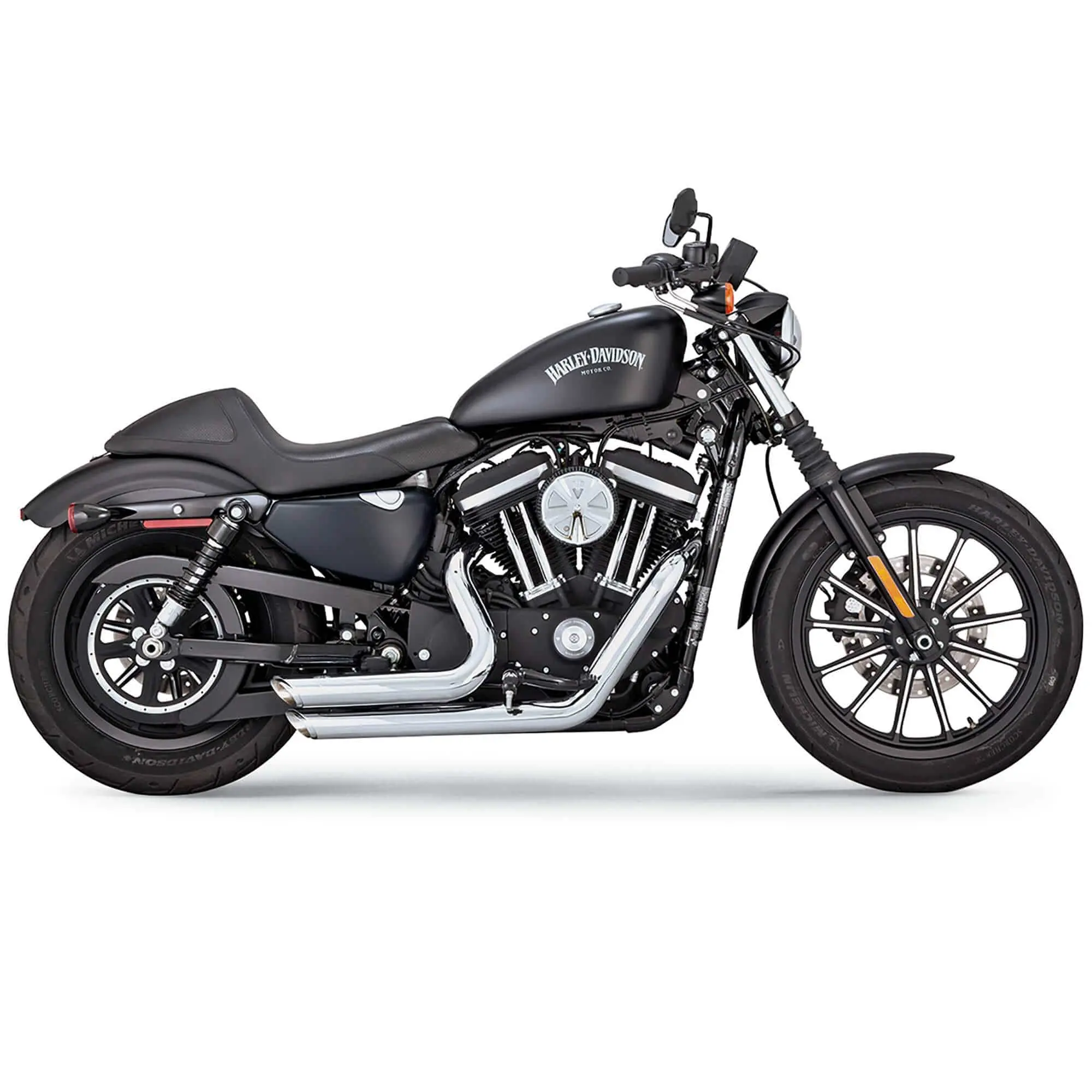 Vance & Hines Shortshots Staggered Exhaust System - Chrome - 2014-Up Harley-Davidson Sportster XL - Image 6