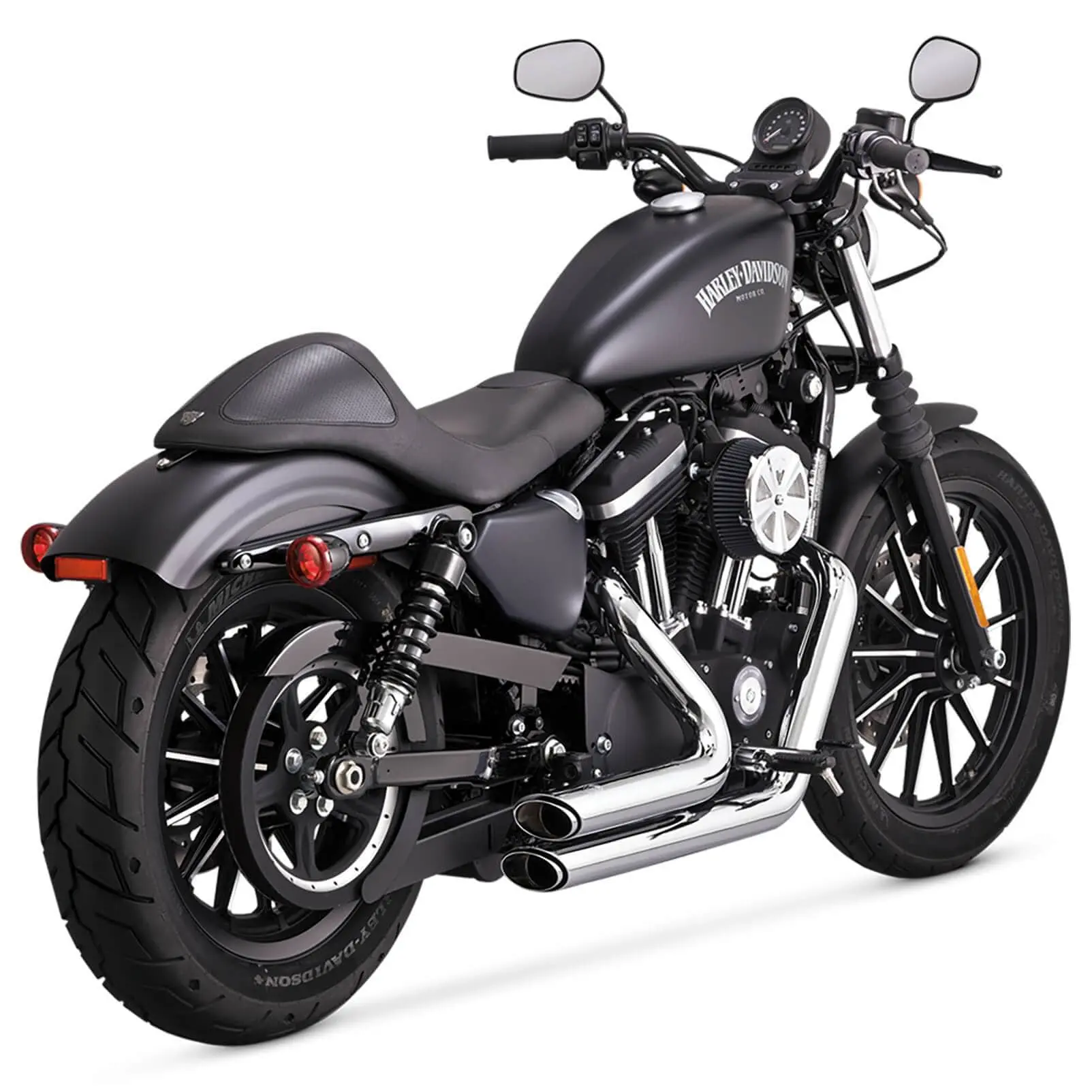 Vance & Hines Shortshots Staggered Exhaust System - Chrome - 2014-Up Harley-Davidson Sportster XL