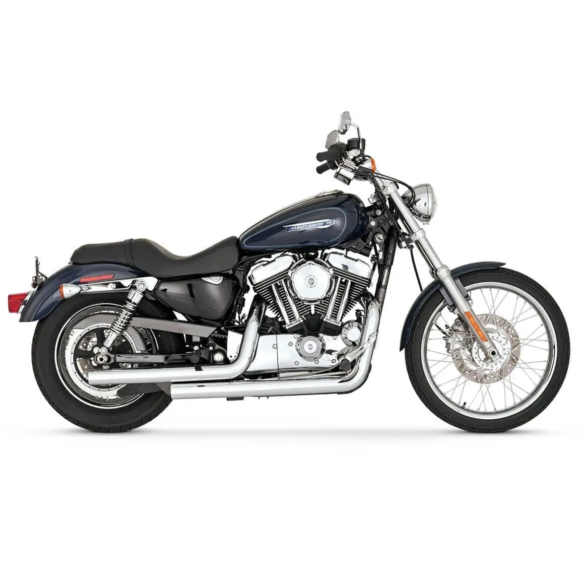 Vance & Hines Straighshots Exhaust System - Chrome - 2004-2013 Harley-Davidson Sportster XL - Image 5
