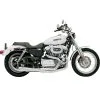 Bassani Xhaust Road Rage 2 Into 1 Exhaust System - Chrome - 2004-2013 Harley-Davidson Sportster XL