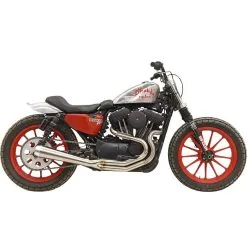 Bassani Xhaust Road Rage 3 High Output 2 Into 1 Exhaust System - Stainless - 2004-Up Harley-Davidson Sportster XL