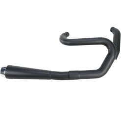 Bassani Xhaust Road Rage Short 2 Into 1 Exhaust System - Black - 1991-2005 Harley-Davidson Dynas