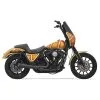 Bassani Xhaust Road Rage Short 2 Into 1 Exhaust System - Black - 1984-2000 Harley-Davidson FXR