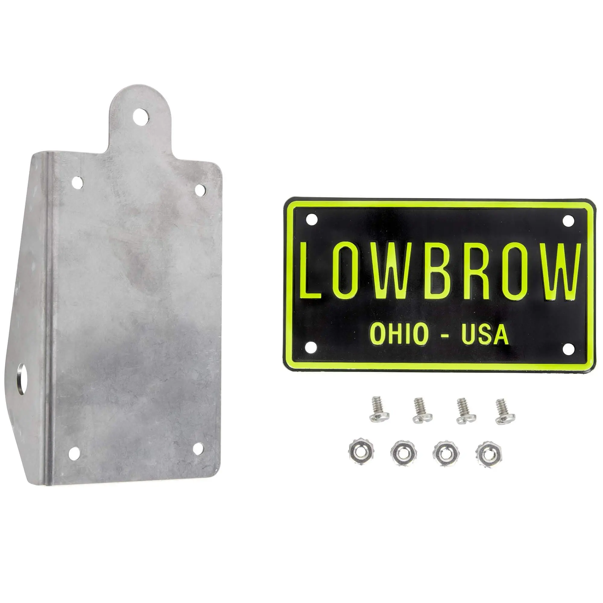 Lowbrow Customs Bicycle / Mini Bike Axle Mount Vertical License Plate Bracket - Image 10