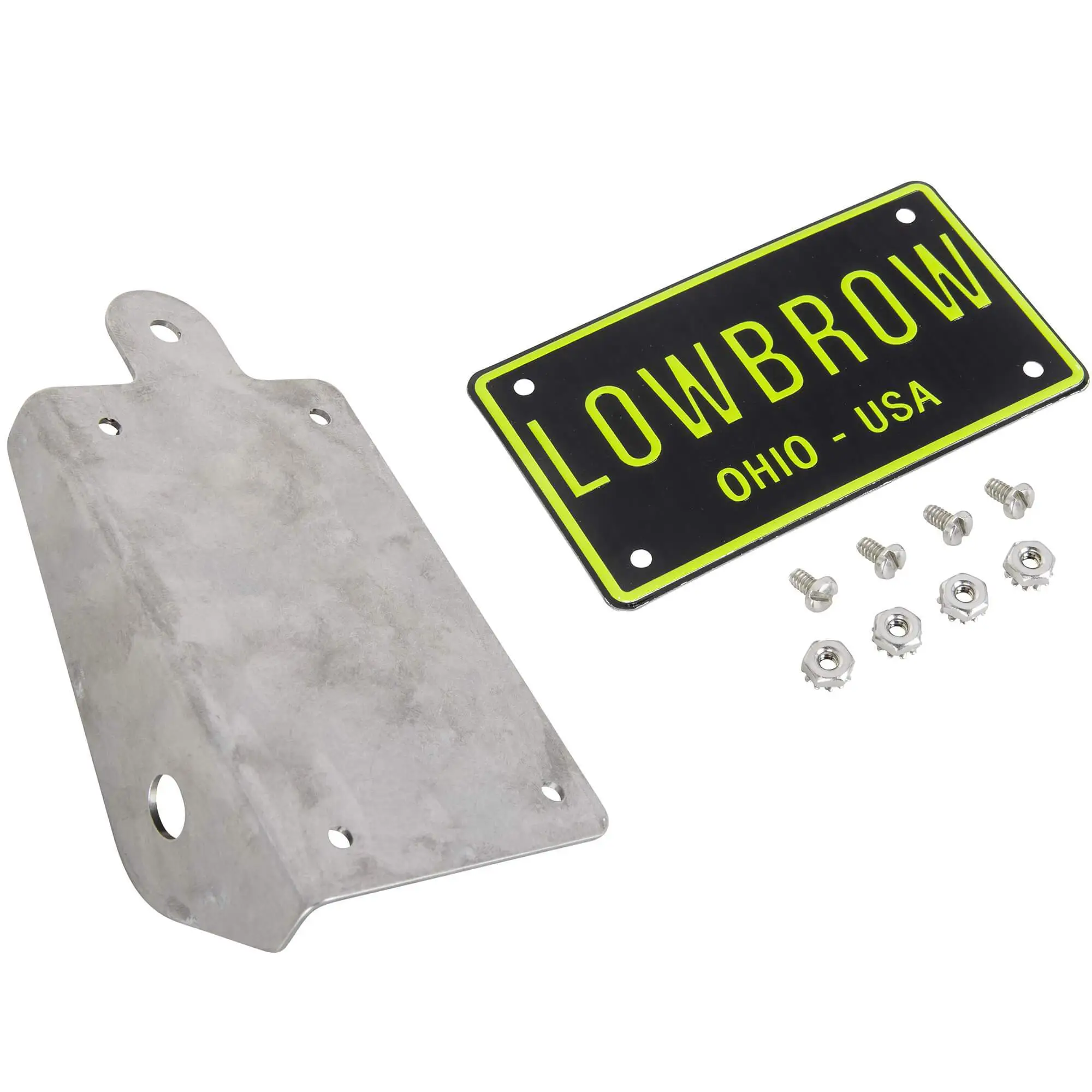 Lowbrow Customs Bicycle / Mini Bike Axle Mount Vertical License Plate Bracket - Image 14
