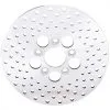 Cycle Standard Drilled Stainless Steel Brake Rotor - 10 Inches - Replaces Harley-Davidson OEM# 41807-73, 41813-79