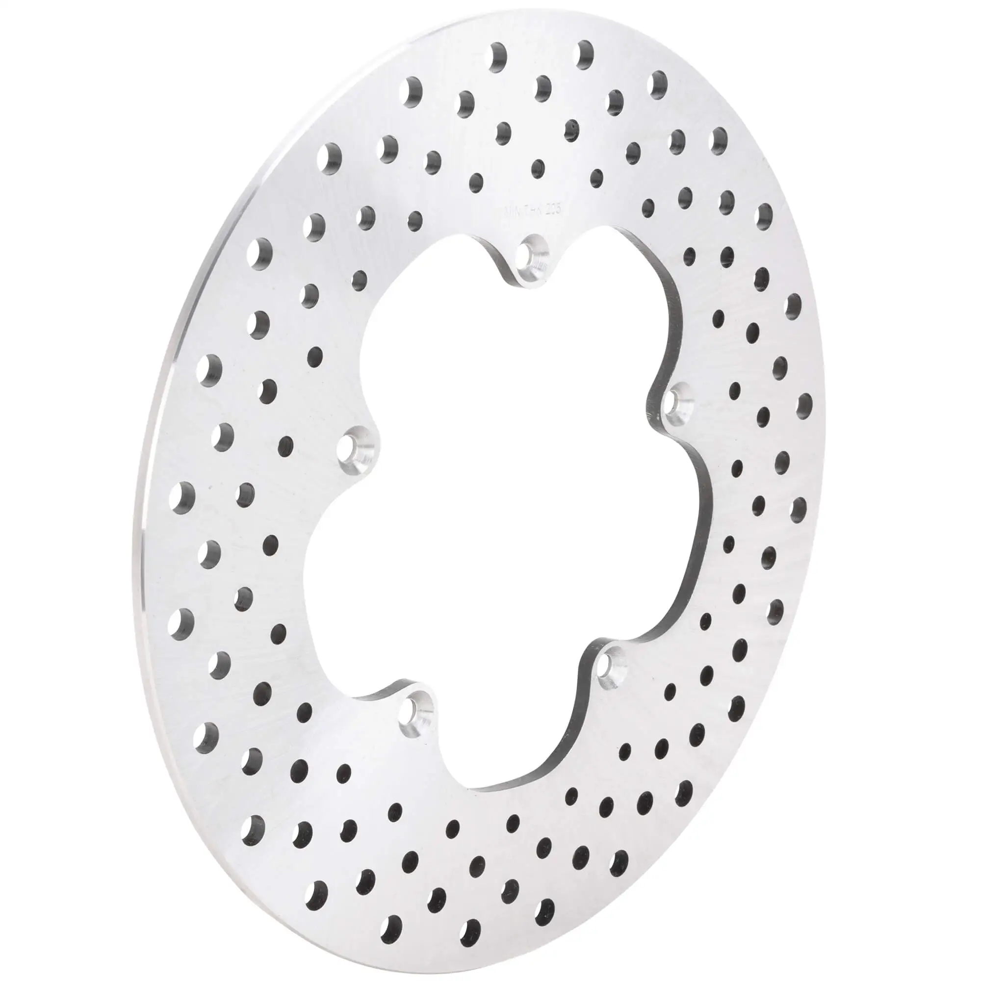 Cycle Standard Drilled Stainless Steel Brake Rotor - 11.5 Inches - Replaces Harley-Davidson OEM# 41807-74 - Image 2