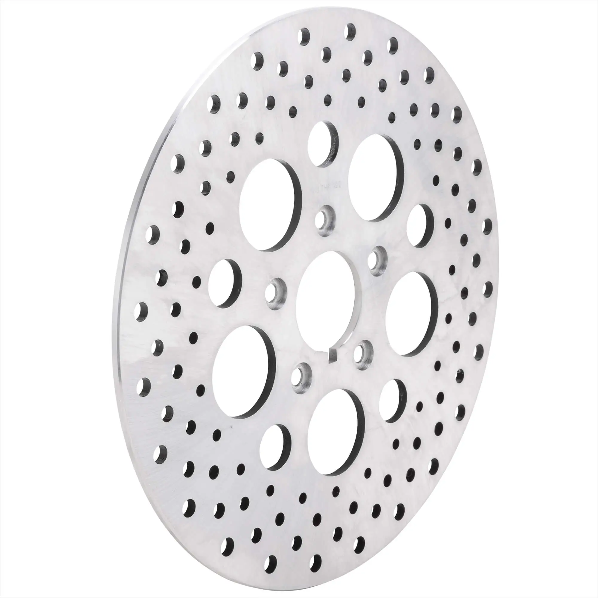 Cycle Standard Drilled Stainless Steel Brake Rotor - 11.5 Inches - Replaces Harley-Davidson OEM# 44136-84A, 44136-92 - Image 2