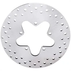 Cycle Standard Drilled Stainless Steel Brake Rotor - 11.5 Inches - Replaces Harley-Davidson OEM# 40939-86A