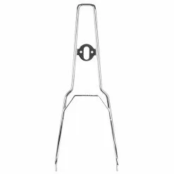 Gasbox Chrome Square Top Sissy Bar - Flat Fender - Model A Tail Light