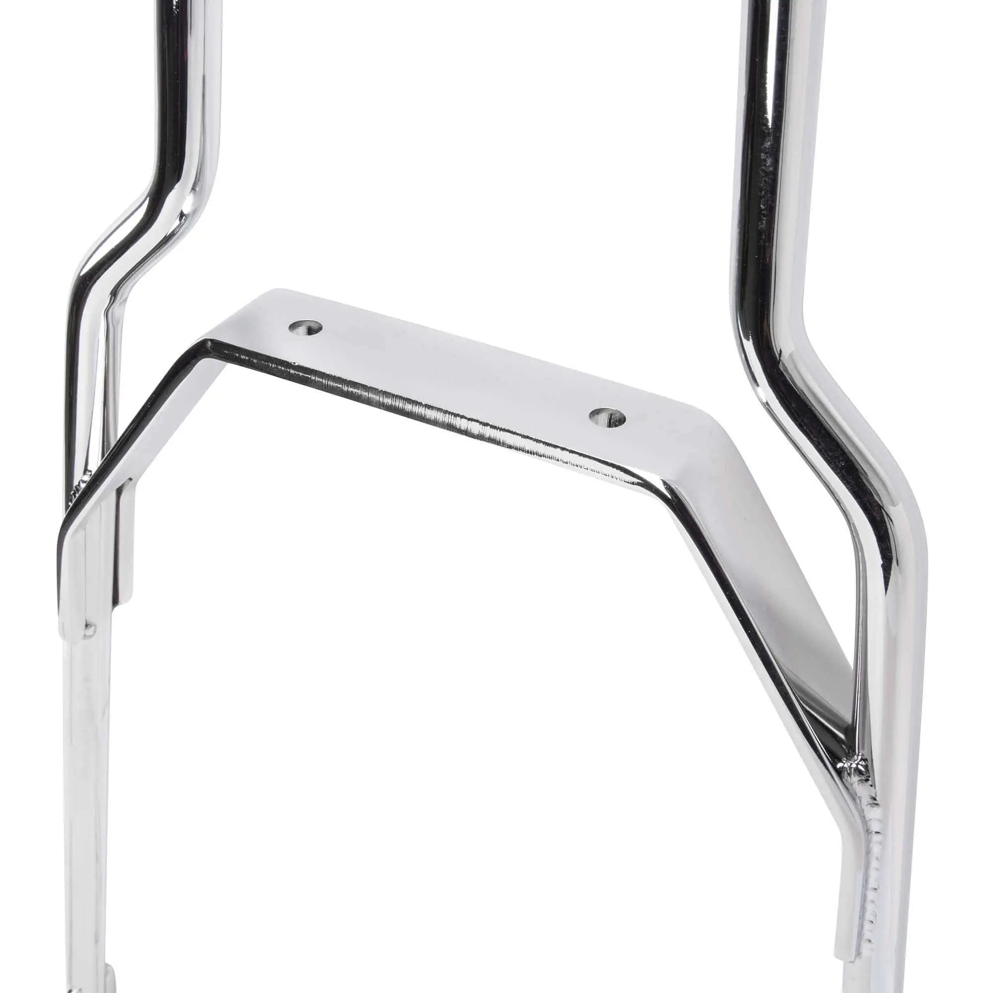 Gasbox Chrome Square Top Sissy Bar - Flat Fender - Box Tail Light - Image 5