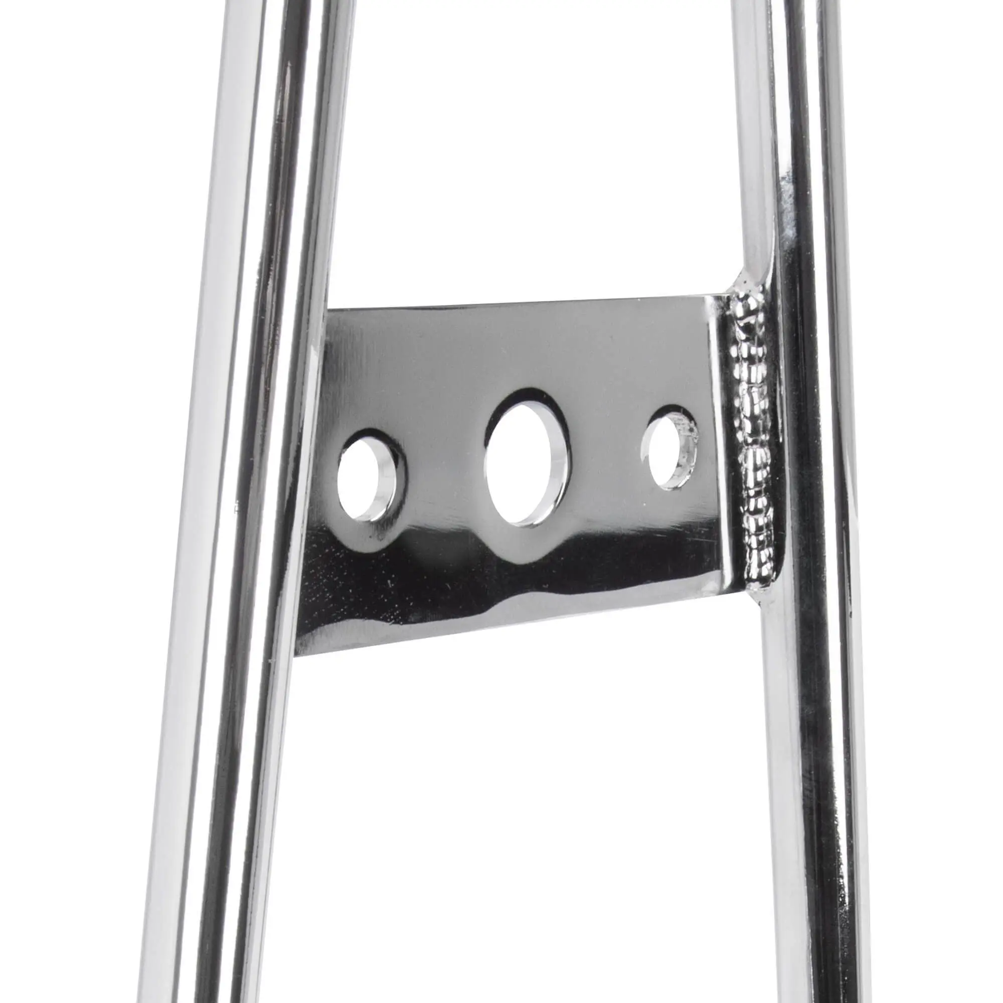 Gasbox Chrome Square Top Sissy Bar - Flat Fender - Box Tail Light - Image 7