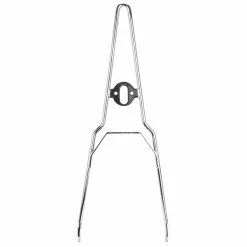 Gasbox Chrome Pointed Sissy Bar - Flat Fender - Model A Tail Light