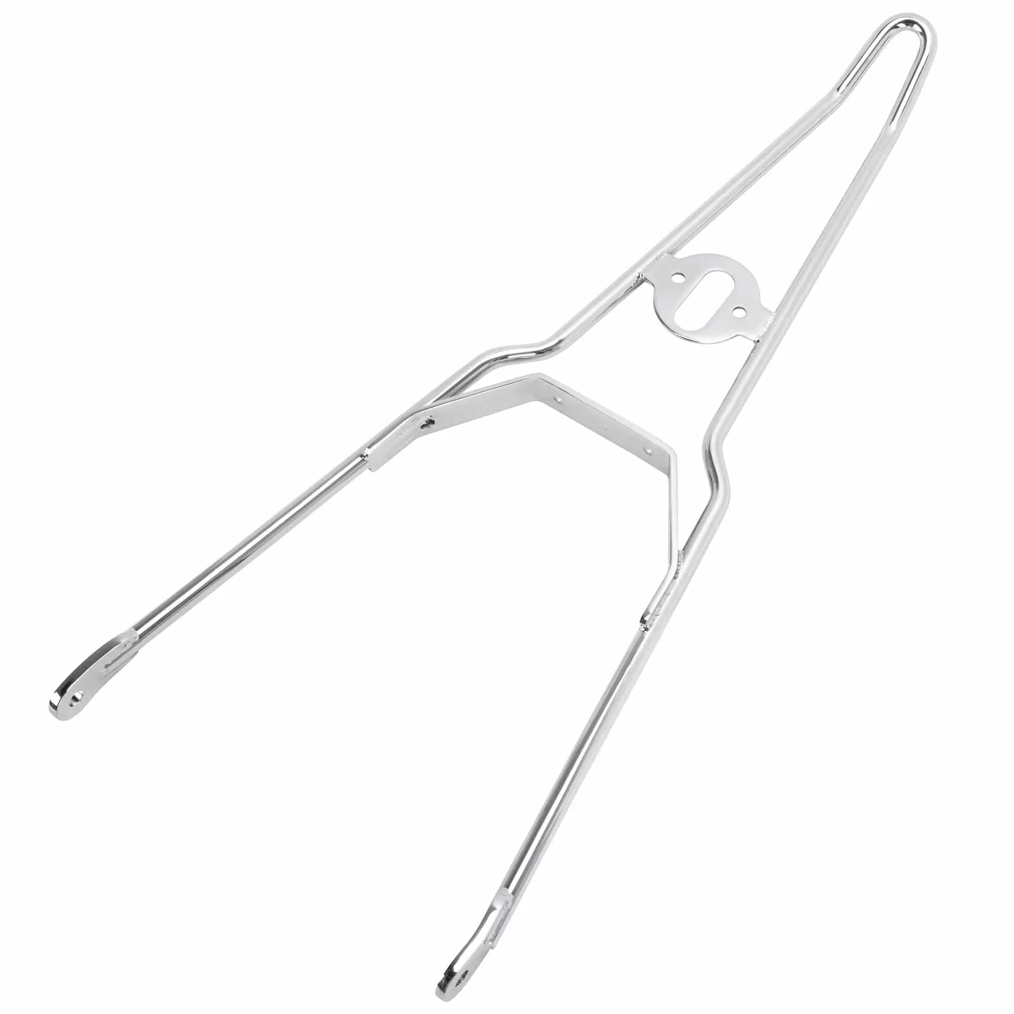 Gasbox Chrome Kick Back Sissy Bar - Flat Fender - Model A Tail Light - Image 2