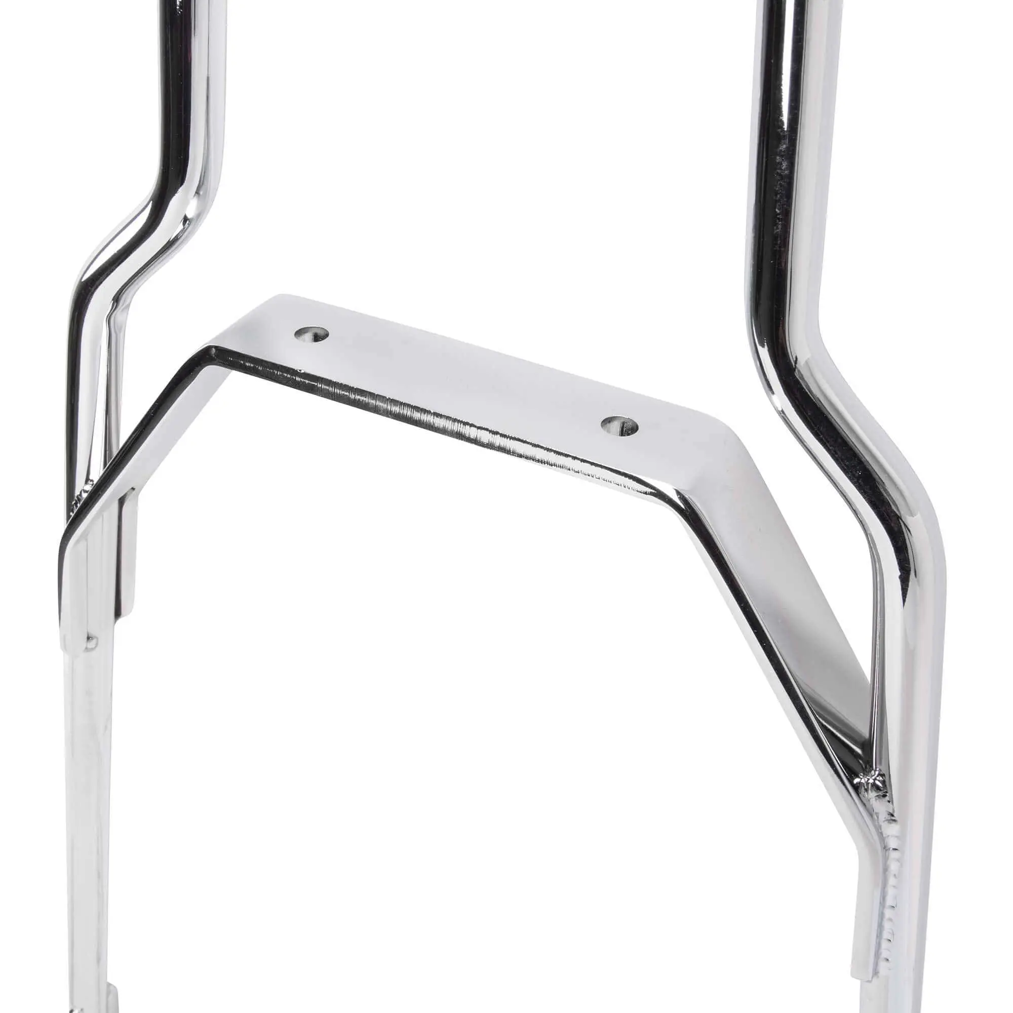 Gasbox Chrome Kick Back Sissy Bar - Flat Fender - Model A Tail Light - Image 4
