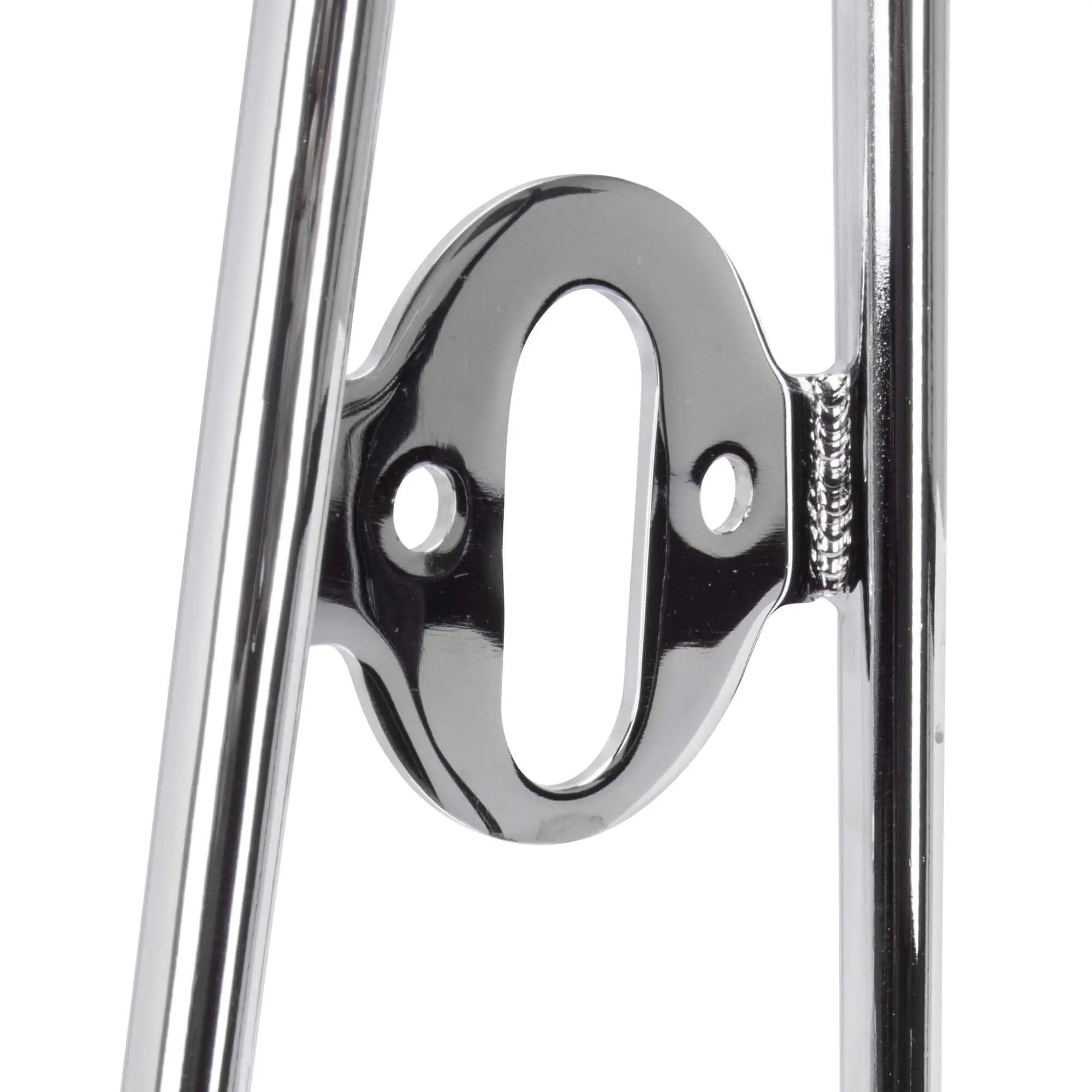 Gasbox Chrome Kick Back Sissy Bar - Flat Fender - Model A Tail Light - Image 7