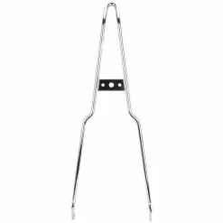 Gasbox Chrome Kick Back Sissy Bar - Round Fender - Box Tail Light