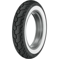 Dunlop Tires D402 Harley-Davidson MU85B16 Wide Whitewall Rear Motorcycle Tire