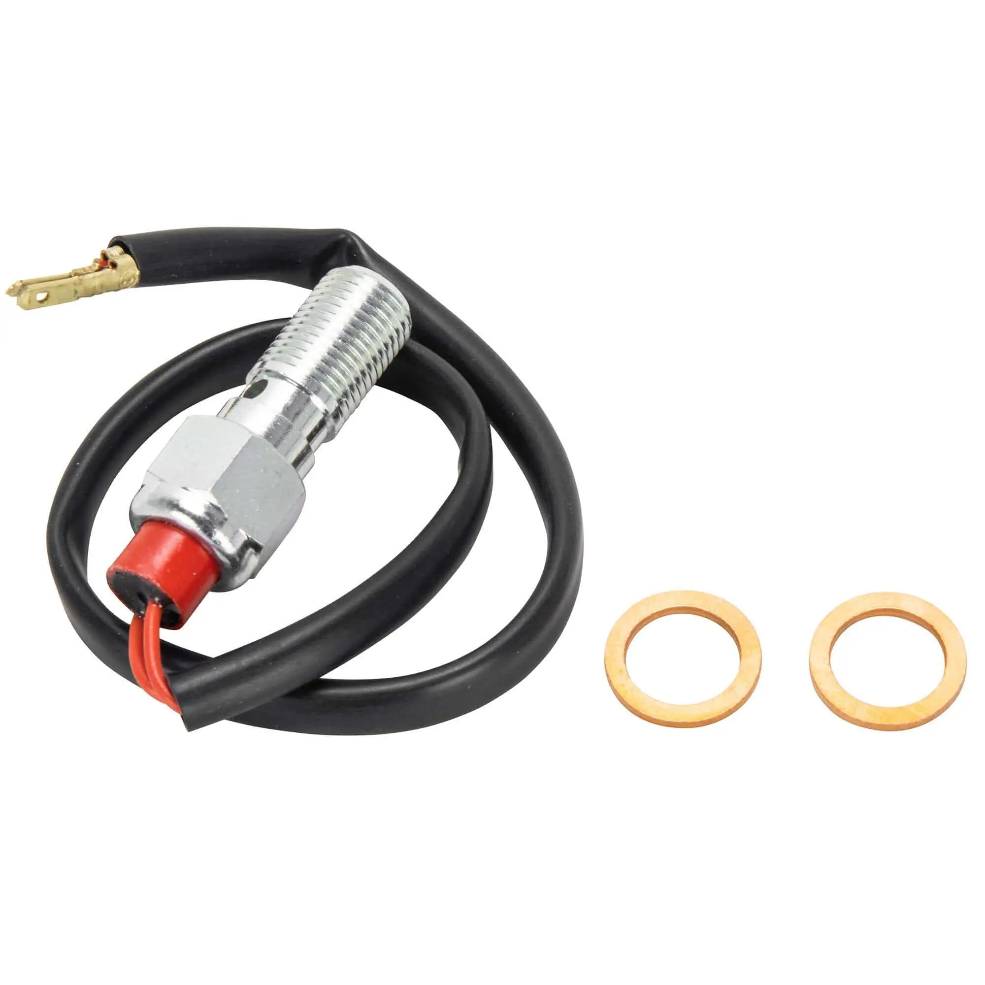 Goodridge Brake Light Switch Banjo Bolt 7/16-24 Inch Thread - Chrome