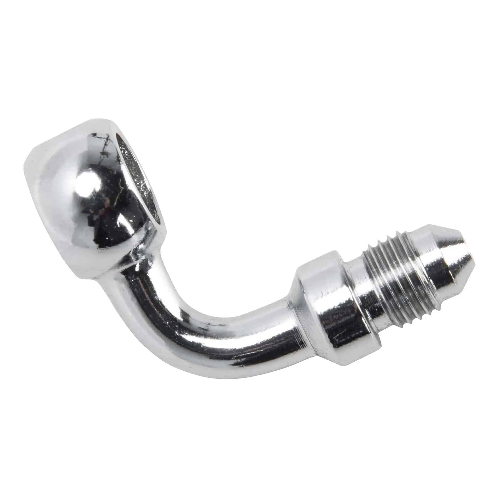 Goodridge 90 Degree 3/8 Inch/10mm Banjo Fitting - Chrome - Image 2