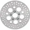 RUSSELL Drilled Stainless Steel Brake Rotor - 11.5 Inches - Replaces Harley-Davidson OEM# 41791-79A