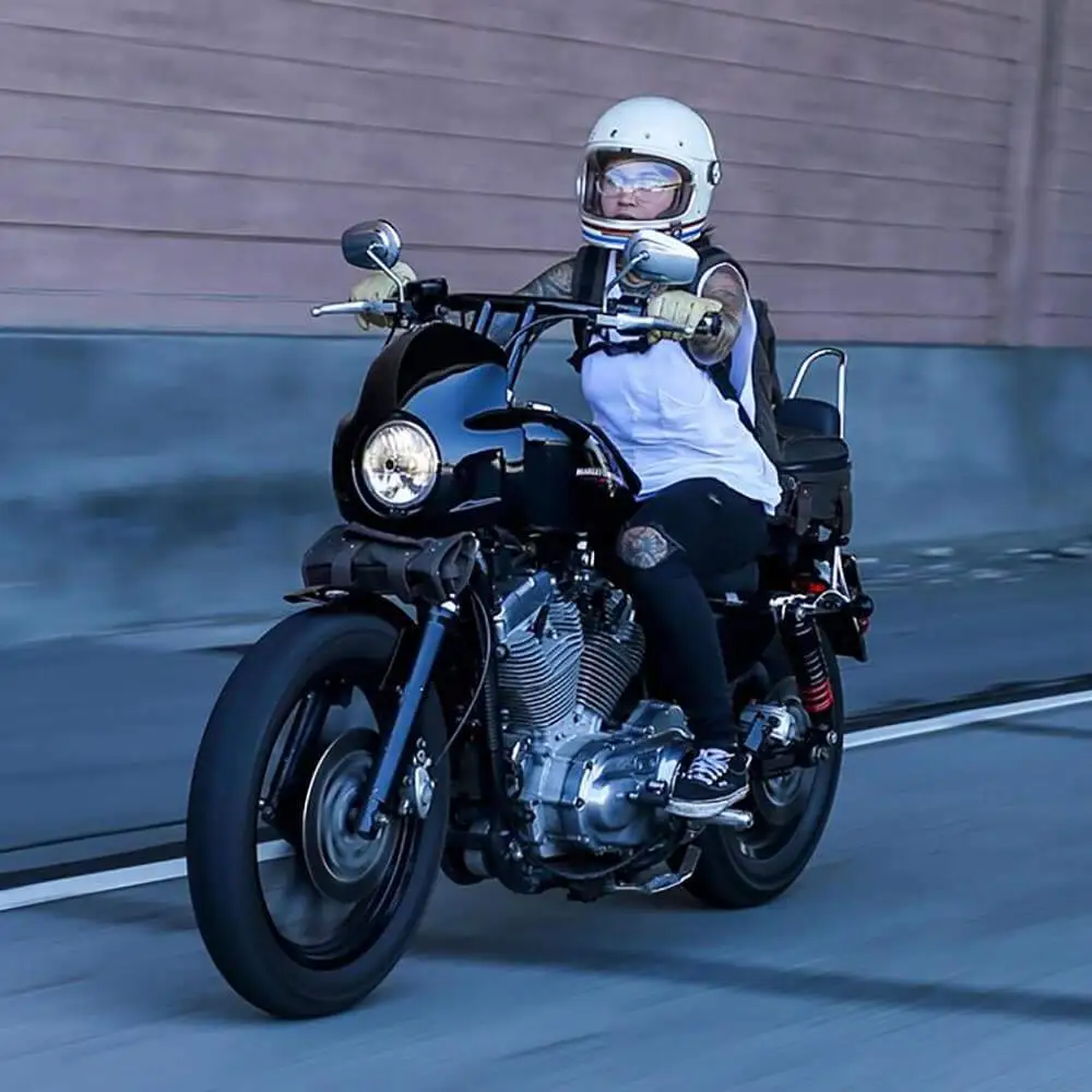 Burly Brand Cafe Sport Fairing - Universal Mount Fits 35-49mm Forks - Image 2