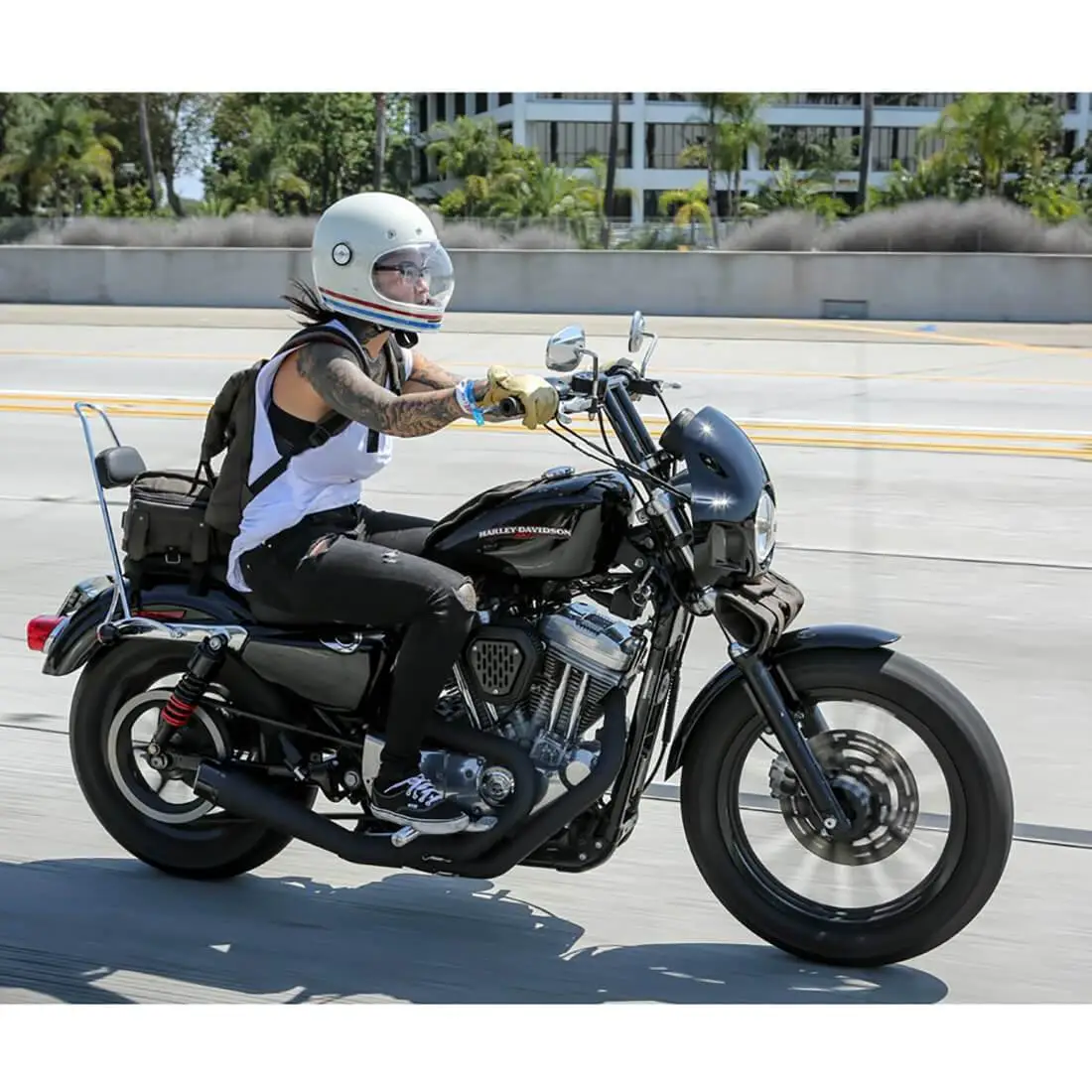 Burly Brand Cafe Sport Fairing - Universal Mount Fits 35-49mm Forks - Image 3