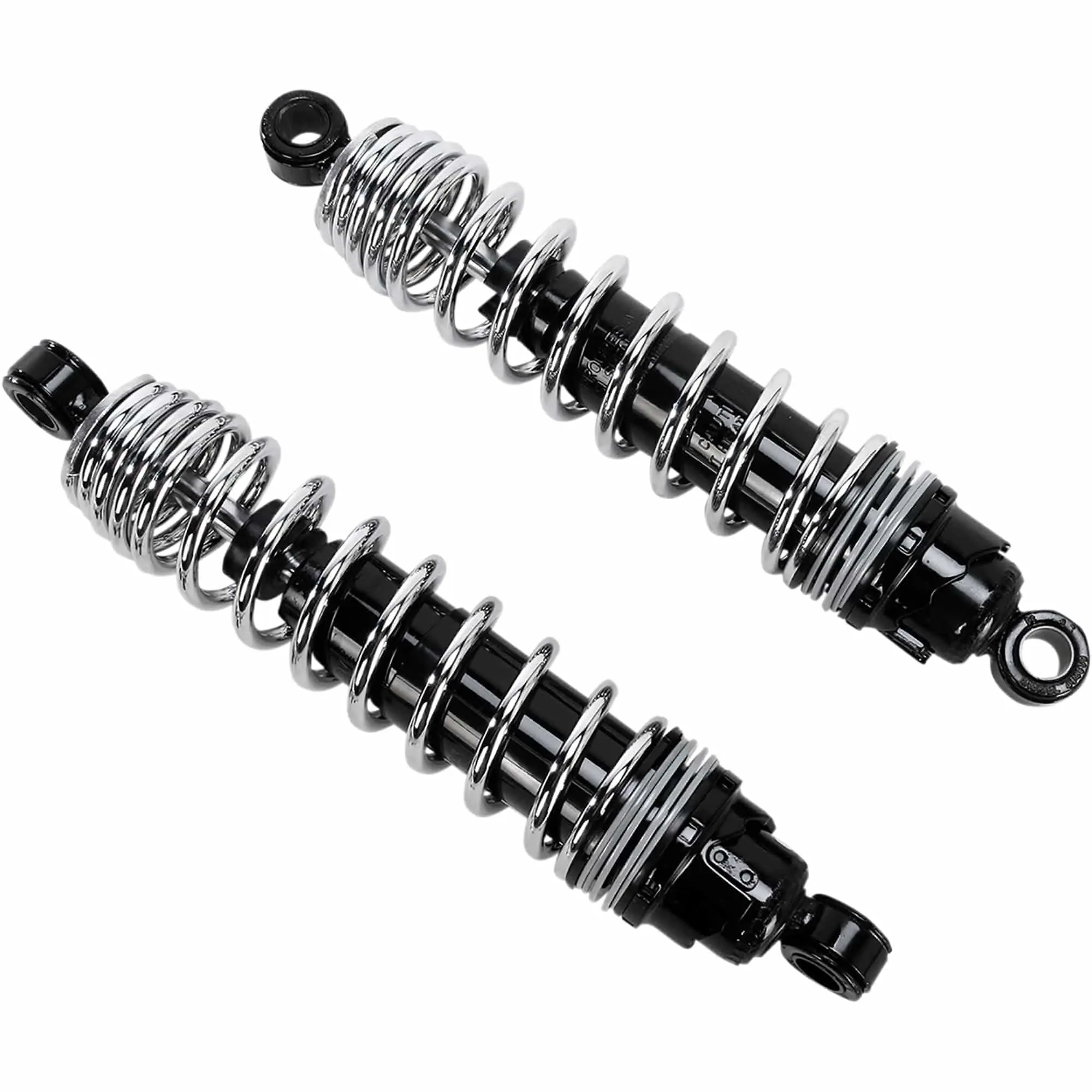 Progressive Suspension 412 Cruise Series Shocks - Chrome - 12.5 Inch 1986-2020 Harley-Davidson Sportsters