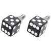 Mooneyes Dice License Plate Bolts - Black
