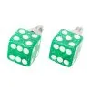 Mooneyes Glitter Dice License Plate Bolts - Green