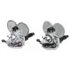 Mooneyes Rat Fink Head License Plate Bolts - Gray