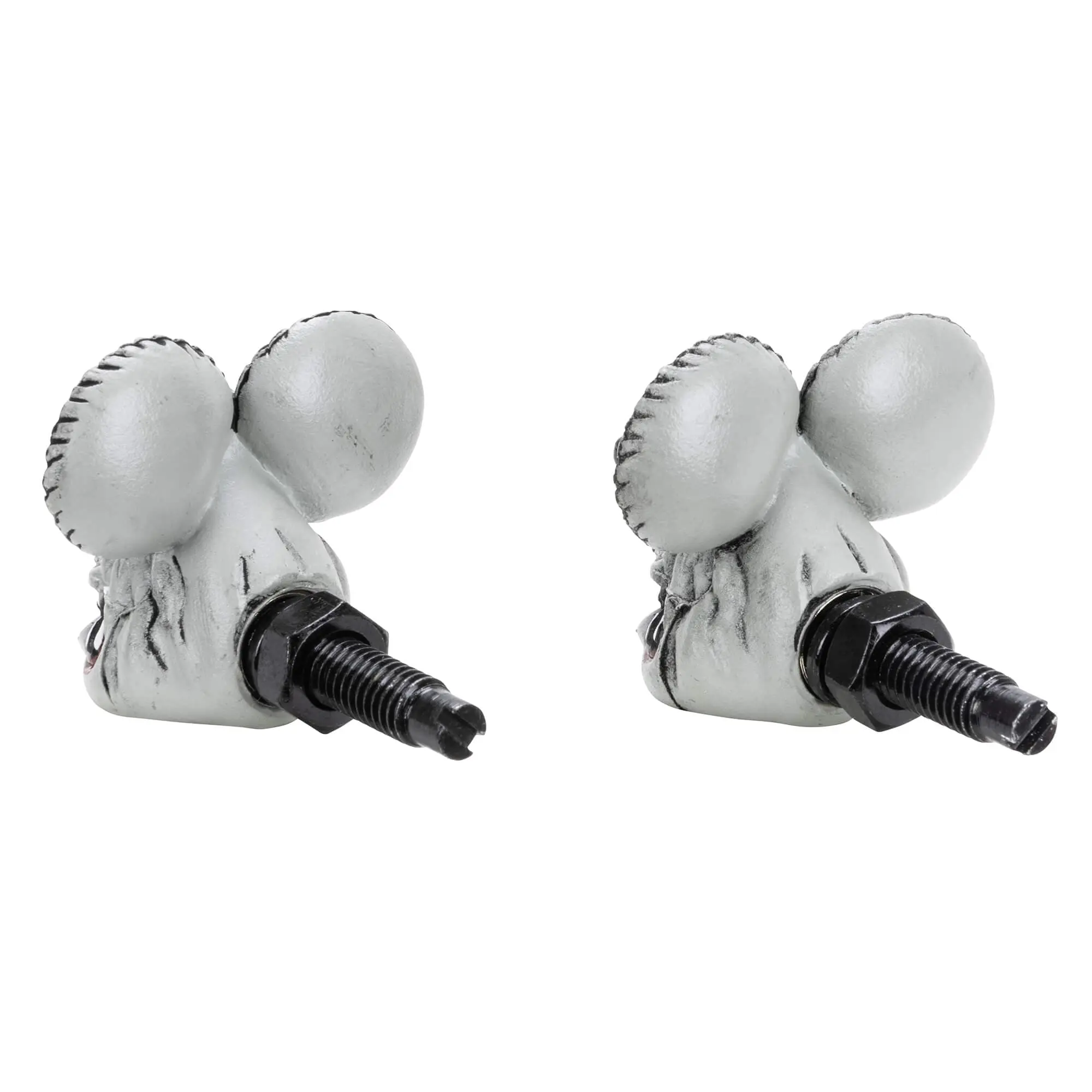 Mooneyes Rat Fink Head License Plate Bolts - Gray - Image 4