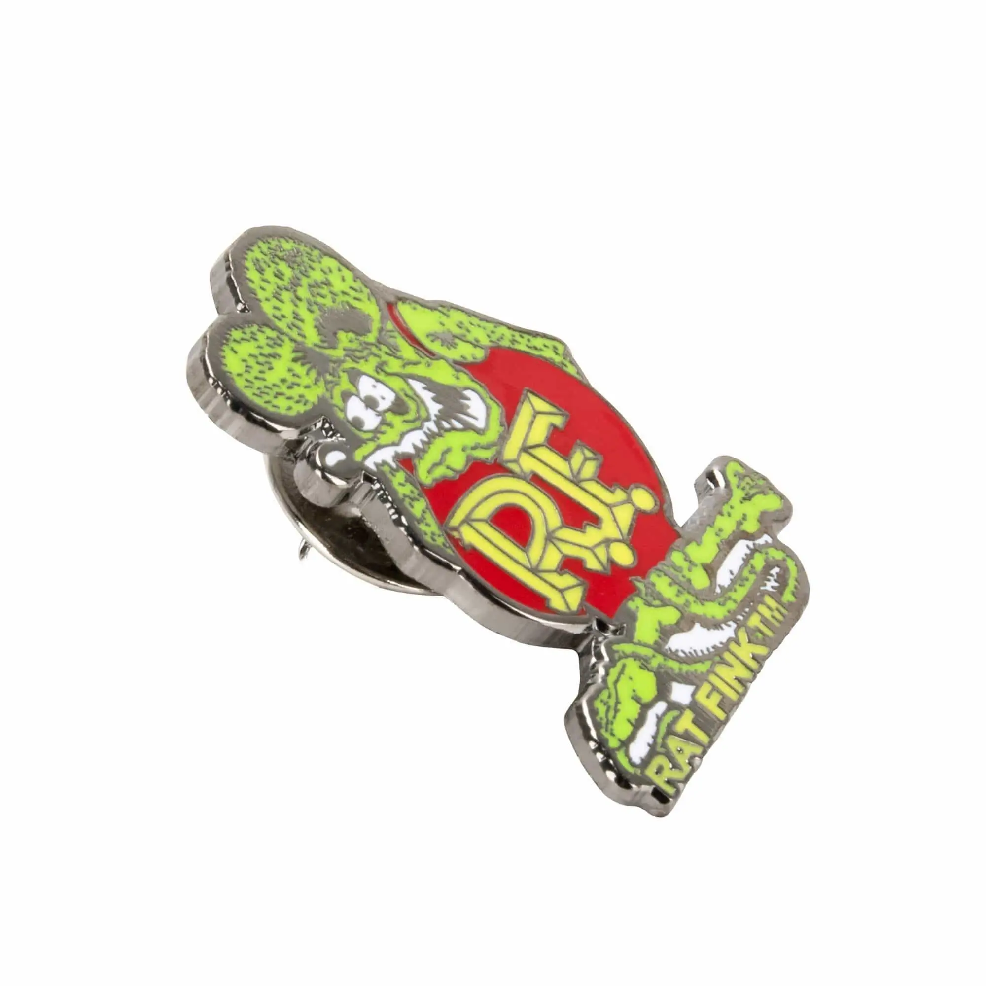 Mooneyes Rat Fink Lapel Pin - Green - Image 2