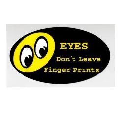 Mooneyes EYES Don't Leave Fingerprints Sticker