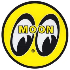 Mooneyes MOON Eyeball Logo Sticker - Large