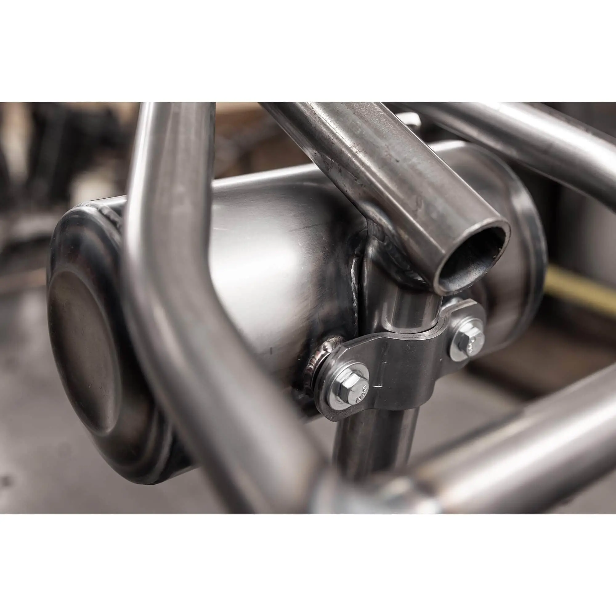 Dished Clamp-On Steel Motorcycle Oil Tank For Lowbrow Customs Harley Sportster Hardtails - Image 17