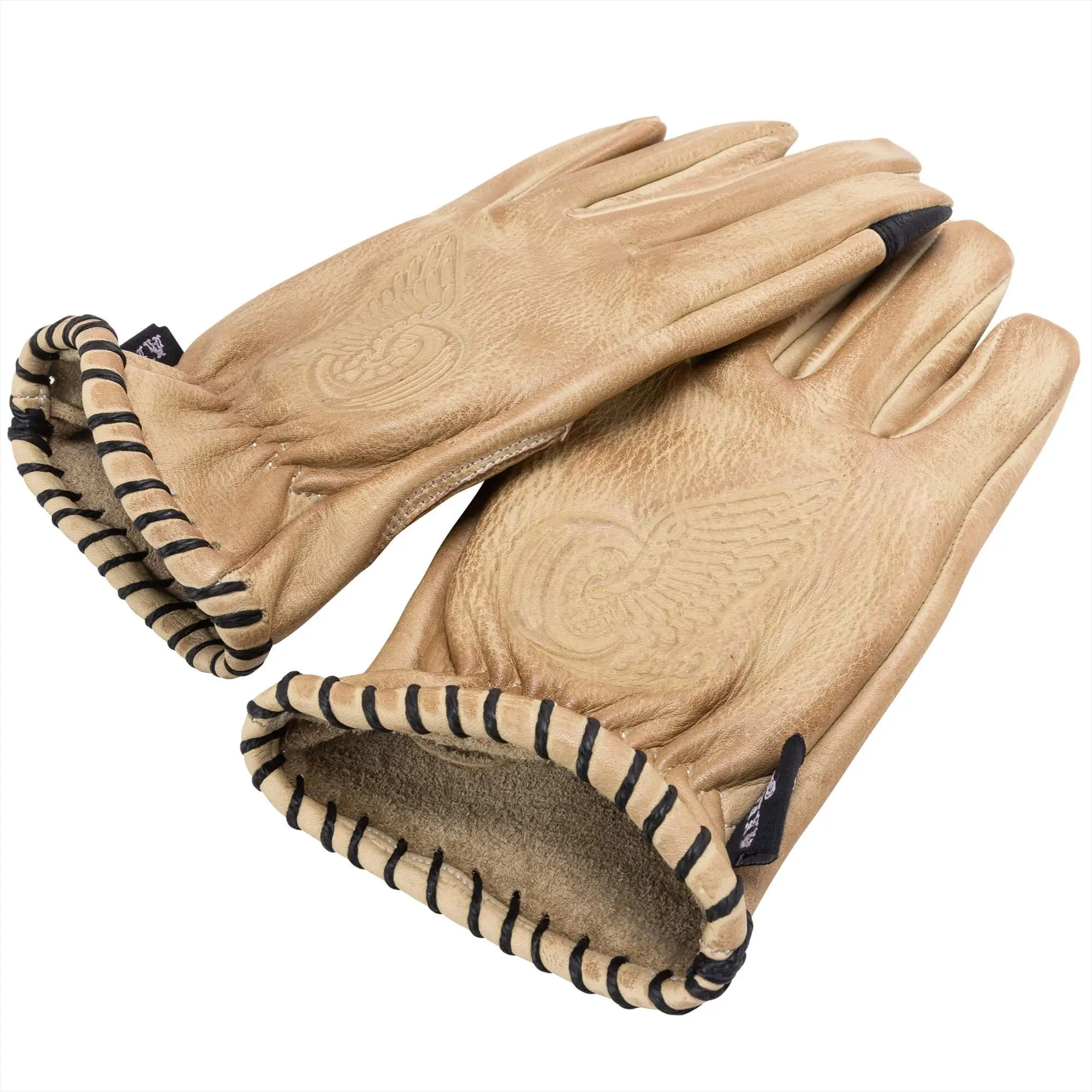Axel Co. Tan Waxed Cowhide Gloves - Image 5