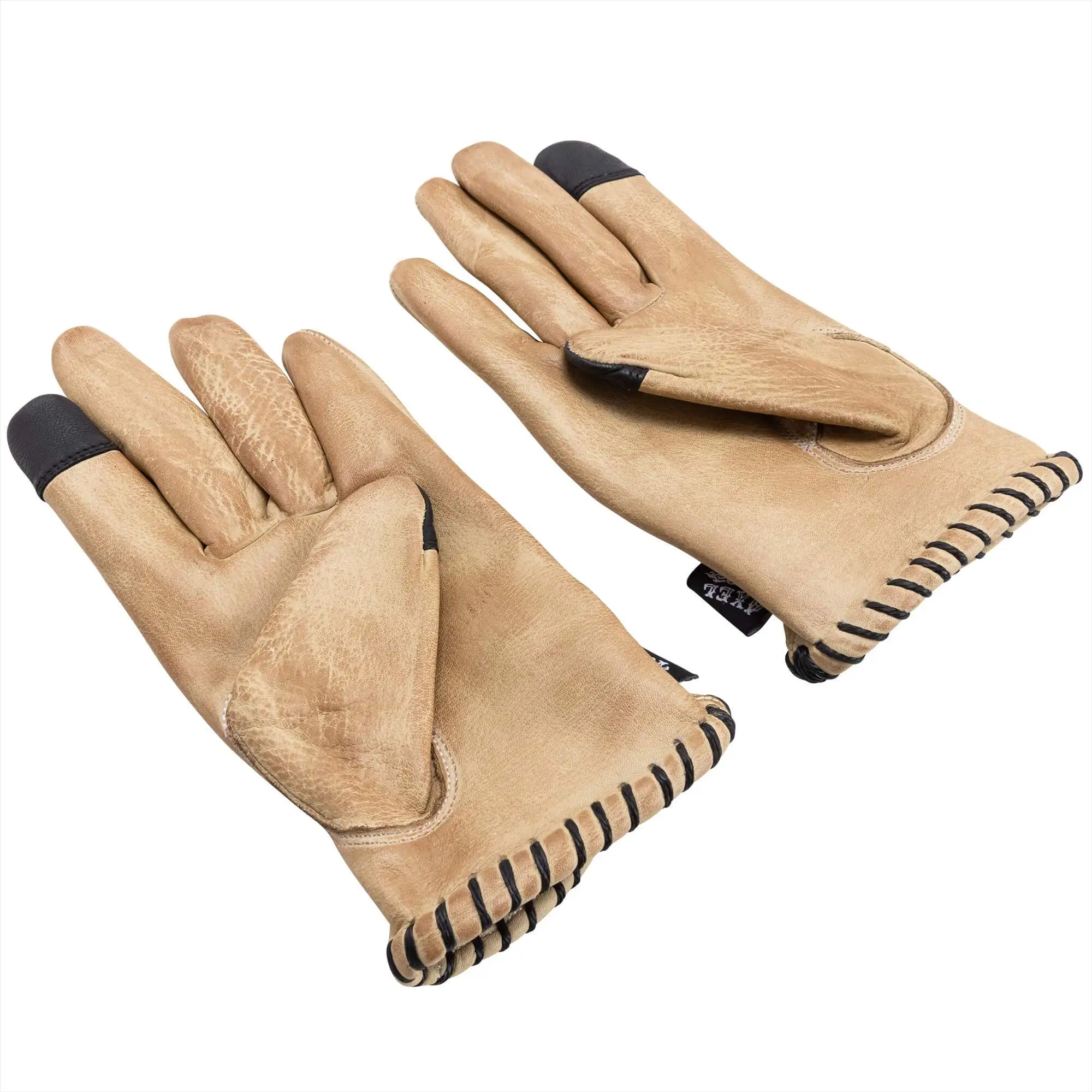 Axel Co. Tan Waxed Cowhide Gloves - Image 6