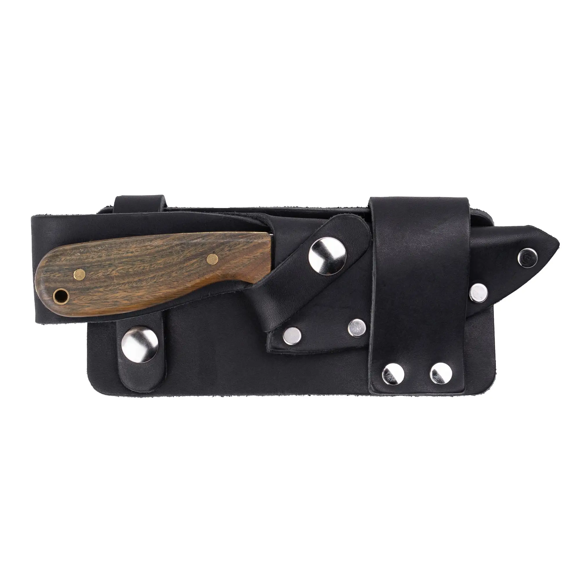 Whiteknuckler Brand Lignum Vitae - Model 3 Knife - Right Hand - Black Sheath - Image 2