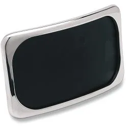 DRAG Specialties Small Radius Laydown 3 Bolt Style License Plate Mount Assembly - Chrome