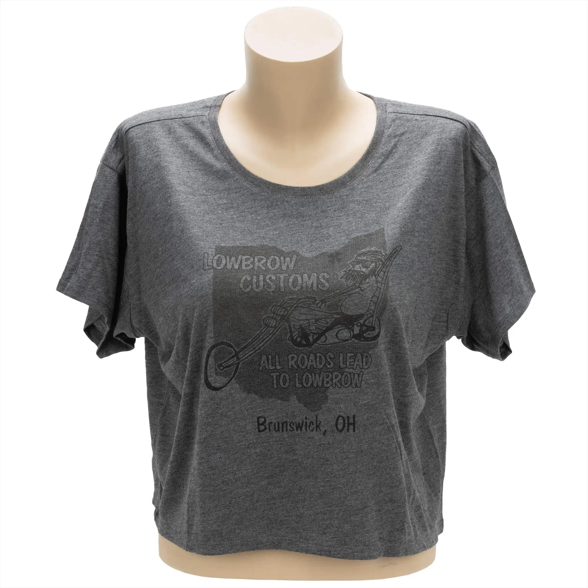 Lowbrow Customs Womens All Roads Lead To Lowbrow T-Shirt