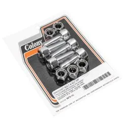 Colony #3673-10 Chrome Allen Sprocket Bolts 1973-Up Harley-Davidson Big Twins And XL